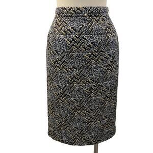 Gianfranco Ferre Puffer Pencil Skirt Knee-Length Vintage 80s  | Size: 42 (US 4)